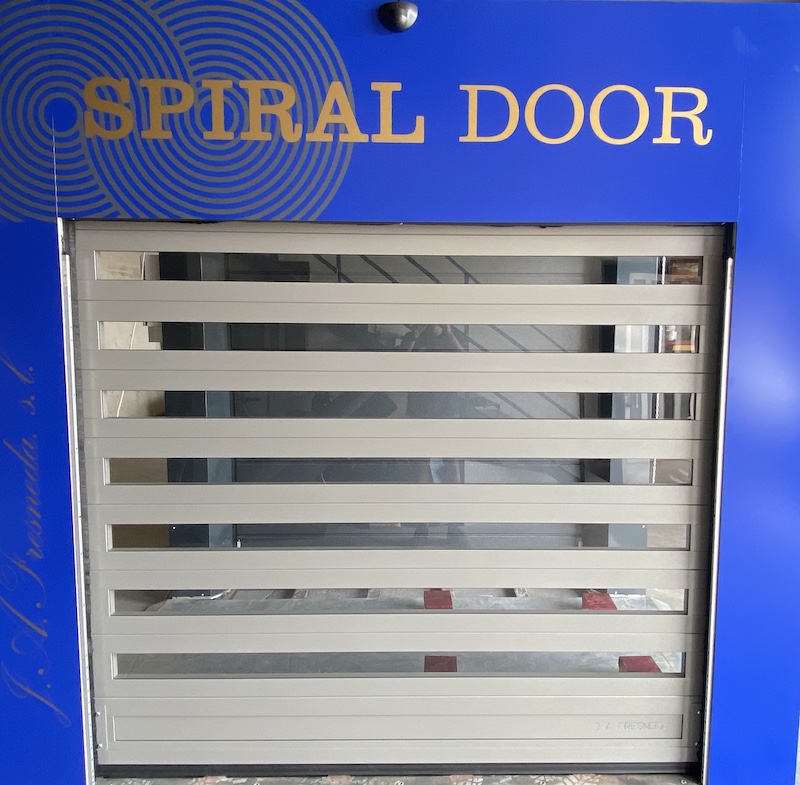 spiral door
