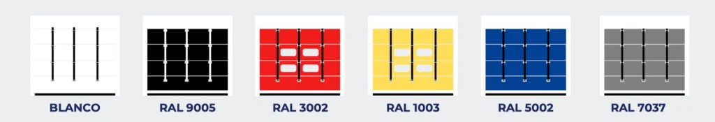 colores-puertas-rápidas-apilables